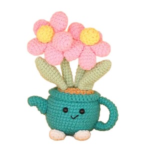 Maceta de Flores de Lana Tejida a Mano con Diseño de Bonsái, Decoración para Interiores, Hogar, Oficina y Escritorio - Product Image 5