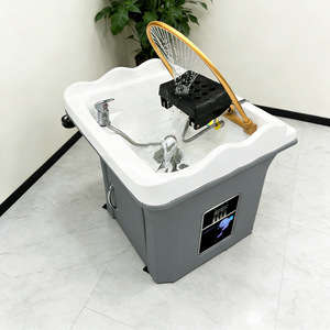 Mobilier de Salon de Coiffure Complet Style Moderne Personnalisé - Fauteuil de Lavage Portable pour Salon de Beauté, Maison, Salle de Bain, Hôpital - Product Image 2