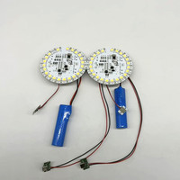 Placa LED con Batería de Litio y Carga USB Tipo C de 5v, Accesorio Personalizado para Lámpara LED de Mesa
