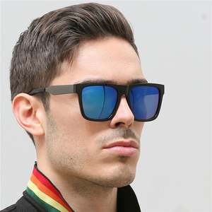 Lunettes de soleil polarisées carrées pour homme, style rétro, tendance, avec logo personnalisé, protection UV400, idéales pour la conduite - Product Image 1