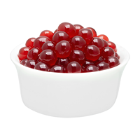 Perles éclatantes de fruit du dragon de qualité supérieure pour bubble tea, 7 lb, rose foncé, durée de conservation de 18 mois, prêtes à consommer TeaZone