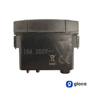 Gloca Lot de 10 prises murales bivalentes 2+T 16A 220V en plastique avec mise à la terre standard, série Living, compatibles - Product Image 4