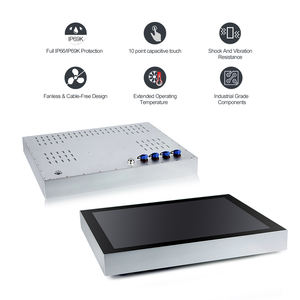 Computadora impermeable de aleación de aluminio IP69K certificada CE/FCC de alto rendimiento, temperatura de funcionamiento amplia de - Product Image 3