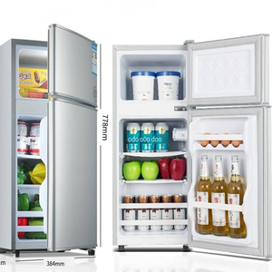 62L Small <b>Refrigerator</b> for Top and Bottom Equipped With Movable Partitions Household Compact Design for Small Spaces Fit - Product Image 2