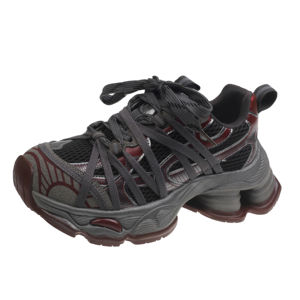 Zapatos de Mujer Nuevos de Fábrica con 20 Años de Experiencia, Suela Gruesa, Estilo Retro, Aumento de Altura, Estilo Vintage, Zapatos Deportivos Casuales de Pasarela para Mujer - Product Image 1