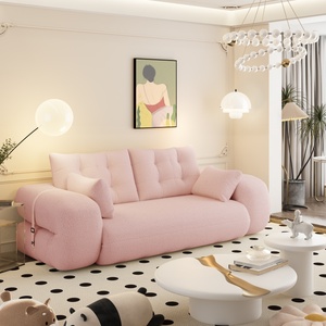 <span class=keywords><strong>Divano</strong></span> <span class=keywords><strong>Letto</strong></span> per Cani di Alta Qualità 78.7" Rosa 3-in-1 Pieghevole in Tessuto Teddy per Vendita all'Ingrosso - Product Image 6