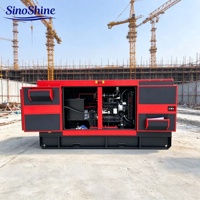 Groupe électrogène diesel super silencieux SinoShine 30 kVA avec démarrage CC 220 V et ATS pour la sauvegarde des centres de données et l'alimentation de secours