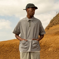 T-shirts de course d'extérieur légers à séchage rapide, manches courtes, respirants, pour la randonnée et le fastpacking, coupe oversize, imprimés Ripstop