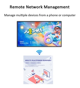 Chia màn hình Android 65 inch treo kỹ thuật số Poster HD Wall Mount <span class=keywords><strong>LCD</strong></span> quảng cáo Màn hình hiển thị cho nhà hàng - Product Image 5