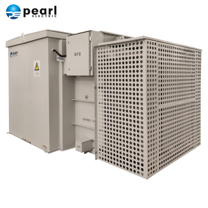 Trasformatore Professionale da 500-2500kVA a Tre Fasi 60Hz Montato su Piattaforma per Rete di Cavi Sotterranei, Raffreddamento ONAN, IP54 - Product Image 1