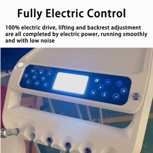 Sillón Dental Eléctrico con Lámpara LED, Escupidera Giratoria, Asiento con Memoria y Calentador <span class=keywords><strong>de</strong></span> Agua para Clínica Dental - Product Image 4