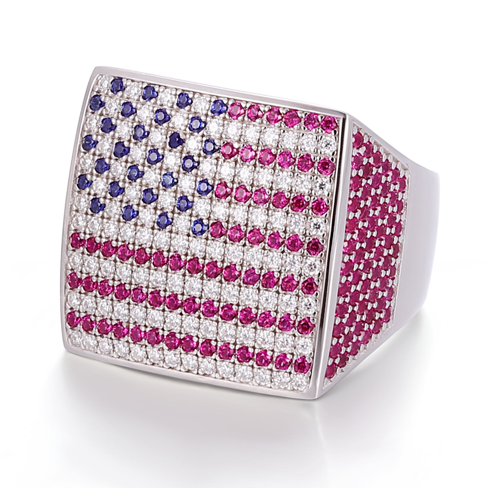 Real solid 10Kgold lab gemstone ring