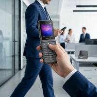Teléfono IP Portátil W620W Wi-Fi 6, BT 5.0, Batería de Larga Duración de 3000 mAh, PTT, Roaming Rápido, Micrófono Dual con Reducción de Ruido, Dispositivo SIP VoIP