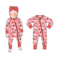 Combinaison pour bébé personnalisée Little Glow Kid avec fermeture éclair YKK, combinaison respirante en bambou de bonne qualité, combinaison pour nouveau-né, combinaison pour enfants