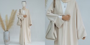 Vêtements islamiques modestes, Abaya Dubaï, Turquie, robes pour femmes grandes tailles, manteau épais pour femmes, robe Abaya ouverte plissée scintillante pour femmes musulmanes - Product Image 4