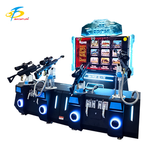 Machine de jeu de tir au sniper en réalité augmentée commerciale, multijoueur 4 joueurs, écran 65 pouces, pistolet à recul simulé pour usage domestique et garderies - Product Image 1