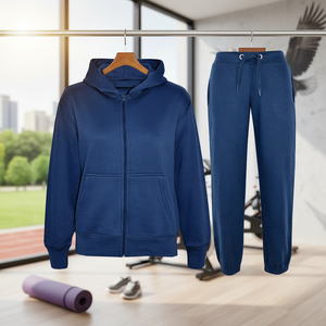 Unisex <b>Maternity</b> Fitness <b>Jogging</b> Set Breathable Tech Fleece Sweatsuit 100% Cotton Sportswear Gym Use Eagle View Digital Print - Product Image 3