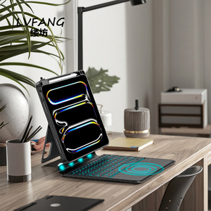 Venta directa para iPad Pro M4 de 13 pulgadas Nueva funda de teclado de TPU con panel táctil Funda de tableta dividida retroiluminada En stock - Product Image 1
