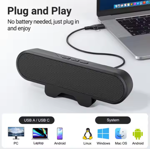 ลำโพงมินิ USB สำหรับคอมพิวเตอร์ในร่มอเนกประสงค์ เสียงดัง คุณภาพดี ขายส่ง - Product Image 3