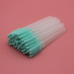 Brosse à cils en silicone transparente pour extensions de cils, brosse à cils en silicone de couleur, brosse à cils de beauté - Product Image 6