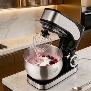 Mezcladora Espiral <span class=keywords><strong>de</strong></span> Alta Resistencia <span class=keywords><strong>de</strong></span> 10L, 1200W, Certificación CE/GS, 220V, para Amasar y Mezclar Alimentos, al Mejor <span class=keywords><strong>Precio</strong></span> - Product Image 4