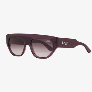 Lunettes de soleil polarisées unisexes de luxe, confortables, monture PC, 2026, logo personnalisé, rondes - Product Image 1
