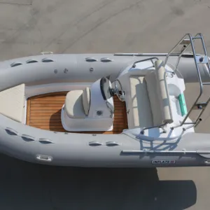 Hot Sale deep v aluminum rib boat sport rib boat 430 with trailer boat engines
