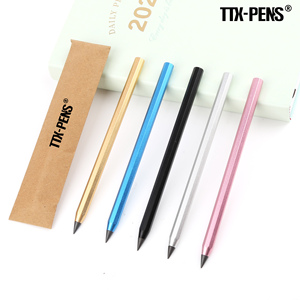 TTX matita magica senza inchiostro personalizzata in metallo poligonale infinito con punta a matita eterna - Product Image 5
