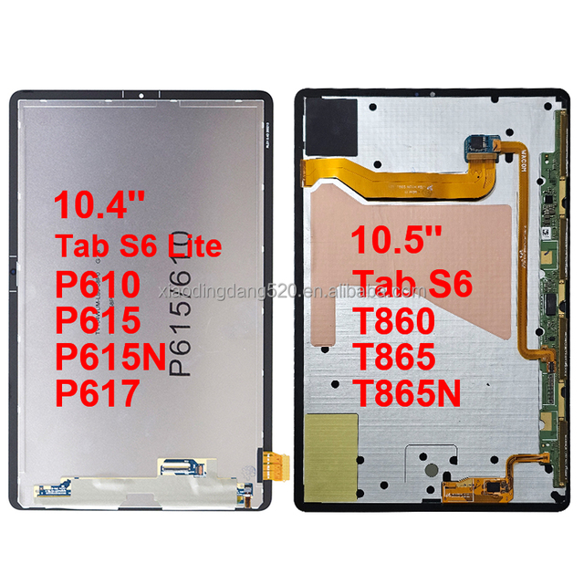 Tab S6 Lite LCD Replacement Touch Screen Panel Digitize Assembly Tab S6 T860 T865N Display for Samsung Galaxy P610 P615N P617