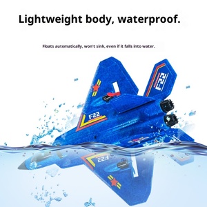 Avion de chasse télécommandé pour enfants Offre Spéciale F22 Sea Land air Plastic Wi-Fi 1080p FHD Video 3-Channel HW32 - Product Image 4