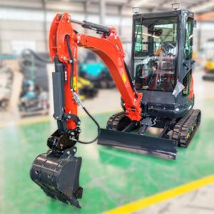 CE EPA EURO5多機能1トン高効率ディーゼルショベルミニディガーファーム追跡バケットミニ掘削機 - Product Image 2