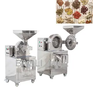 Spice Powder Pulverizer Machine Spice Seasoning Powder Crusher Pulverizer Processing Machine With Cooling System