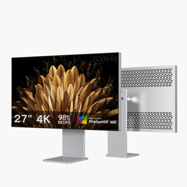 TCOLOR Colour Grading Monitor 27 Inches 4k Aluminum MONITOR Vertical Screen Editing Monitor 27 Inch 5k Screen for Photography