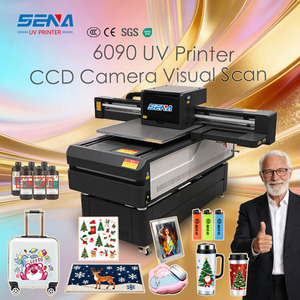 Impresora de Inyección de Tinta UV Plana <span class=keywords><strong>Sena</strong></span> 6090, Impresión Automática de Carcasas de Teléfono, Madera, Vidrio, Metal, Acrílico, Máquina de Impresión de Logotipos para Pequeñas Empresas - Product Image 2