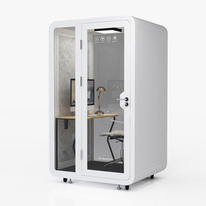 Cabina acústica portátil multifunción <span class=keywords><strong>de</strong></span> cristal, a prueba <span class=keywords><strong>de</strong></span> sonido, para oficina, plan abierto, <span class=keywords><strong>precio</strong></span> - Product Image 6