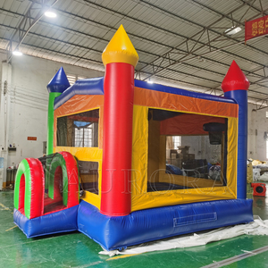 Castillo inflable personalizado de fábrica para niños y niñas, <span class=keywords><strong>casa</strong></span> de rebote rosa para fiesta - Product Image 3