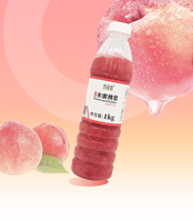 Purée de pêches congelée, juteuse, à forte teneur en Brix, idéale pour pique-nique, dortoir, bureau, accompagnement de fondue, jus de pêche frais