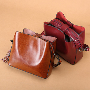 Bolsos cruzados de diseñador de moda, bolso bandolera de cuero genuino de alta calidad, bolsos informales, bolsos de lujo para mujer - Product Image 4