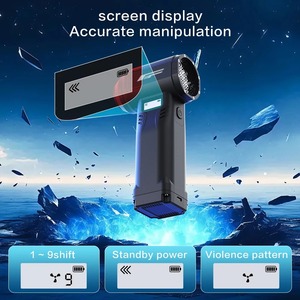 Ventilateur violent 90000 tr/min, souffleur d'air puissant, 9 vitesses réglables, ventilateur turbo portatif sans balais avec éclairage LED - Product Image 3