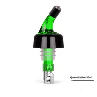 Doseurs de bouteilles de spiritueux personnalisables et ajustables, bec verseur rapide pour bouteilles, doseur de spiritueux en plastique pour boissons et vin
