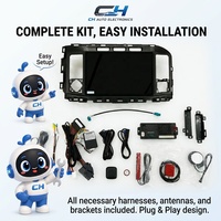 Système de navigation GPS pour Ford F250 F550 2022, écran tactile HD 9 pouces, Android Auto, CarPlay sans fil, radio Bluetooth, 2023 2024