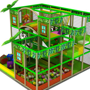 Équipement de terrain de jeu commercial de maternelle, ensemble de toboggans pour enfants, ensembles de terrain de jeu souple intérieur modulaire - Product Image 4