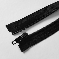 Fermeture éclair en nylon à extrémités ouvertes/fermées ICI, vente en gros, fermeture éclair en nylon pas chère, boîte à épingles en plastique pour vêtements