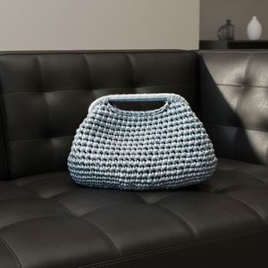 Pochette de Soirée Scintillante en Crochet Métallique – Sacs à Main de Luxe pour Femmes - Product Image 2