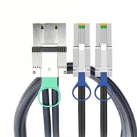 Câble de stockage externe IPass X8 68 broches vers 2x SFF-8088 Mini SAS HD PCIe Gen3 8GT/s 0,5 m