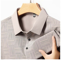 Camisa de Hombre con Estampado Digital, Poliéster, Manga Corta, Cuello de Solapa, Corte Regular, Informal, para Negocios, Verano
