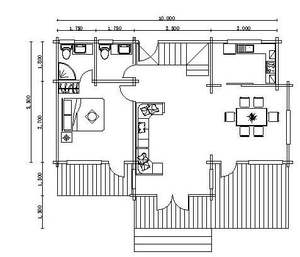 Chalet préfabriqué <span class=keywords><strong>en</strong></span> <span class=keywords><strong>bois</strong></span> à vendre - Product Image 5