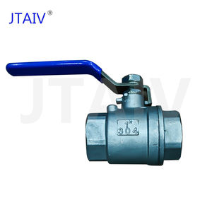 JTAIV Stainless Steel 304 Both Female Threaded NPT 2PC Water Ball <strong>Valve</strong> 2pc Clamp Ball <strong>Valve</strong> - Product Image 4