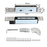 Serrure électromagnétique étroite intégrée 12VDC 1300KG à force d'aspiration avec temporisation réglable 0/3/6/9S et sortie de signal de verrouillage