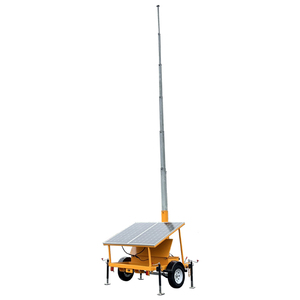 Remolque con Cámaras de Vigilancia Móviles PTZ Alimentadas por Energía Solar, con 2 Cámaras PTZ, 4 Paneles Solares Monocristalinos de 300W y 6 Baterías de 200AH - Product Image 2